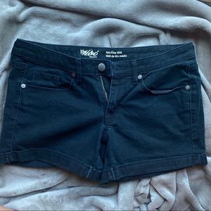 Super Stretch Black Shorts